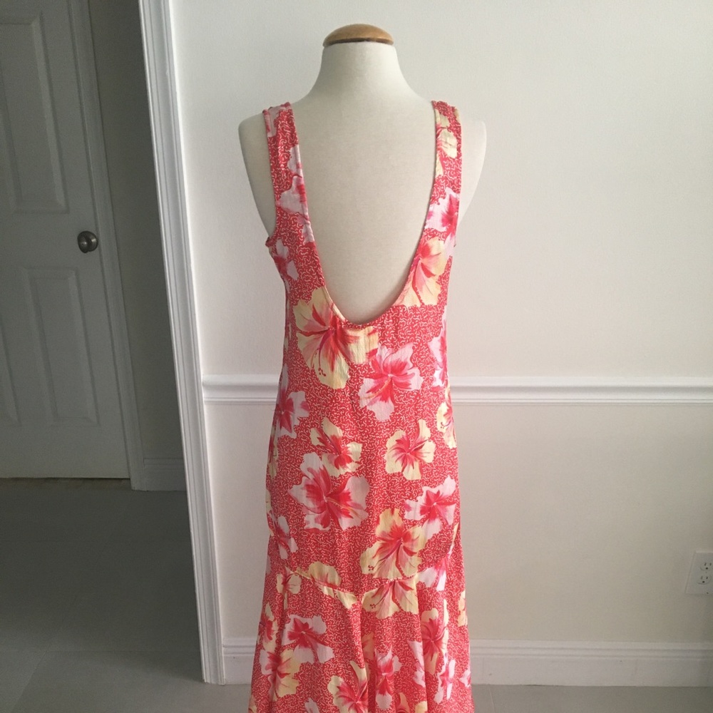Onia NWT -S-  martine hibiscus-print 💯%silk dress - Picture 11 of 14